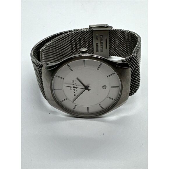 Skagen 956XLTTW Women\'s Silver Stainless Steel Mesh Analog Quartz Watch AEA141 main image 6
